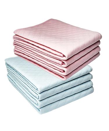 Cauzi 4 pieces Premium wrap pad for on the go Wickel cover washable and reusable cotton breathable waterproof cost -saving 60x70 cm (pink) - Buy Online on GoSupps.com