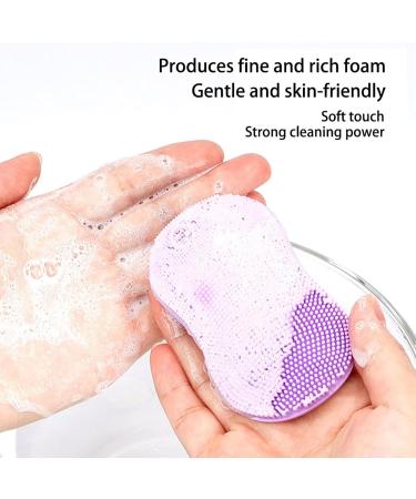 Silicone Finger Facial Cleansing Brush - Gentle Exfoliator & Massager for Blackhead & Pore Cleansing - Mini Soft Face Scrubber for Men & Women (Light Pink) | International Shipping - Buy Online on GoSupps.com