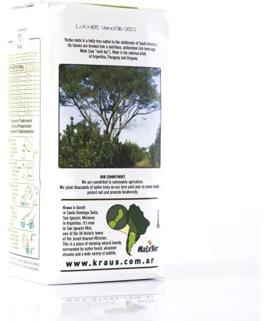 Kraus Pure Leaf Organic Yerba Mate 500g - Pack of 1 | Premium Quality - Buy Online on GoSupps.com