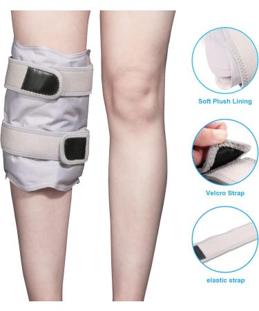 BA-BOLING Knee Ice Pack - Reusable Compression Cold Heat Therapy for Injuries and Surgery Recovery | Sports Gift for Men and Women - Buy Online on GoSupps.com