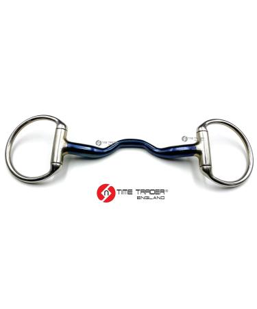OTTE Ported Eggbutt Blue Sweet Iron Horse Bit Snaffle Port Mouthpiece (5.75") - Buy Online on GoSupps.com