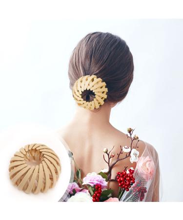 Luvadeyo Vintage Bird Nest Hair Clips - 3 Pack Big Hair Grippers for Women & Girls - Monochrome Pink/Green/Beige Hair Accessories - Buy Online on GoSupps.com