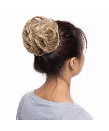 SEGO Thick Hair Tie Dutt Extensions - #27H613 Sandy Brown & Blonde Updo Accessories for Effortless Style | International Shipping - Buy Online on GoSupps.com