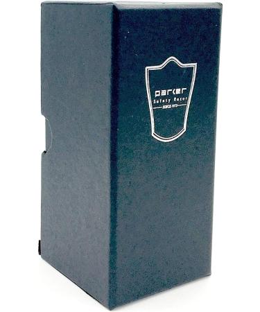 Parker Safety Razor 100% Black Badger Bristle Shaving Brush with White Handle | Extra Dense Bristles for Superior Lather | Includes Brush Stand - Buy Online on GoSupps.com