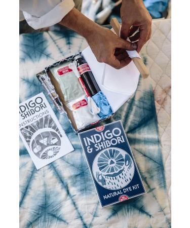 Indigo & Shibori Natural Dye Kit - Create Stunning Hand-Dyed Fabrics at Home - Buy Online on GoSupps.com