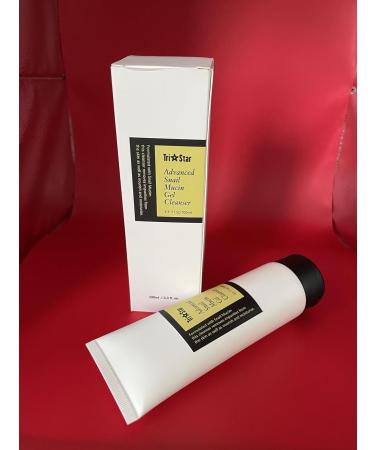 Tristar Advanced Snail Mucin Gel Cleanser 3.3 Fl Oz | Deep Cleansing for Dry & Sensitive Skin | Vegan & Paraben-Free - Buy Online on GoSupps.com