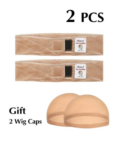 Adjustable Velvet Wig Grip Comfort Band - Headband Holder for Wigs - 2 Pack - Buy Online on GoSupps.com