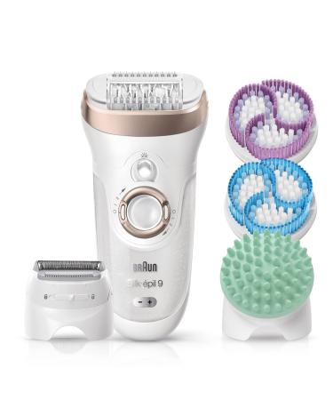 Braun Silk- pil 9 SkinSpa ladies epilator 9-961 with 12 extras including shaving head deep massage pad - Buy Online on GoSupps.com