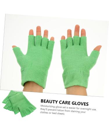 Mikinona 2 Pairs Gel Gloves Hydrating Gloves Skincare Gloves Cotton Moisturizing Gloves Lotion Gloves Dry Hands Gloves Overnight Cracked Hands Repair Gloves Hand Moisturizer Gloves Knitting - Buy Online on GoSupps.com