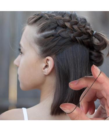 1000 Mini Natural Rubber Bands Small Black Soft Elastic Bands Hair Thick Strong Ties Bands for Kids Women Hair Braids Hair Ponytail Hair Wedding Hairstyle and More (Black) - Buy Online on GoSupps.com