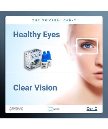 Can-C N.A.C. Eye Drops - 2 x 5ml Vials | Antioxidant Lubricant Eyedrops - Buy Online on GoSupps.com