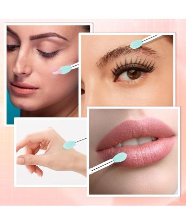 12 Pcs Silicone Lip Brushes Lipstick Brushes Applicator Reusable Cosmetic Brush Set Mini Silicone Lip Balm Brush Portable Lip Applicator Brushes (Green) - Buy Online on GoSupps.com