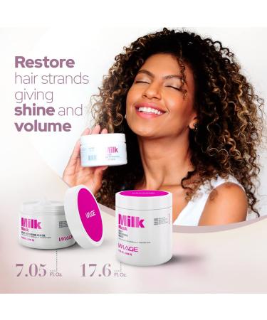 Milk Keratin Hair Treatment Mask - Moisturizing & Nourishing for Damaged Hair - Prevents Split Ends & Breakage - 7.05 oz - Buy Online on GoSupps.com
