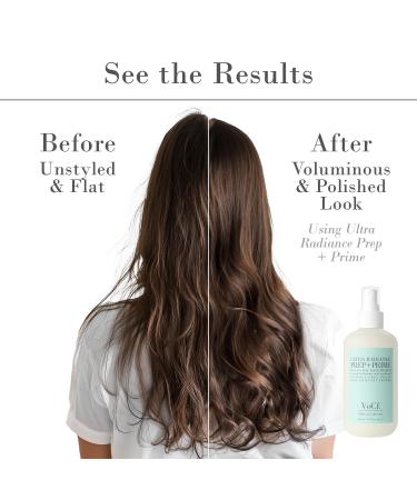 VoC Haircare Vegan Prep + Prime Blowout Spray | Shine Style Retention Heat Protection Hydrating Anti-Frizz Non-Toxic Cruelty-Free Vegan Haircare (8.5 oz | 250 ml) - Buy Online on GoSupps.com