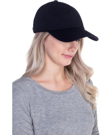 AZTRONA Classic Black Baseball Cap for Men and Women | Dad Hat - Buy Online on GoSupps.com