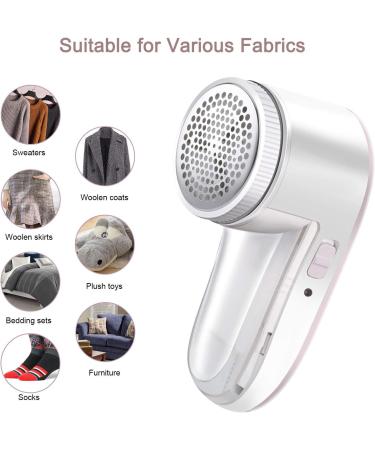 SIKITUT Fabric Shaver & Defuzzer - Rechargeable Lint Remover with 2 Replaceable Stainless Steel Blades for Sweaters & Garments - Buy Online on GoSupps.com