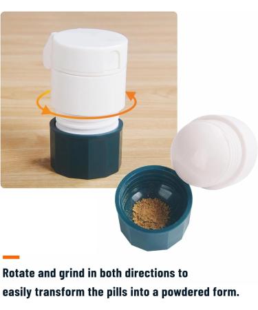 Culacos 3 in 1 Tablet Splitter Cutter & Crusher - Pink | Efficient & Convenient Tablet Management - Buy Online on GoSupps.com