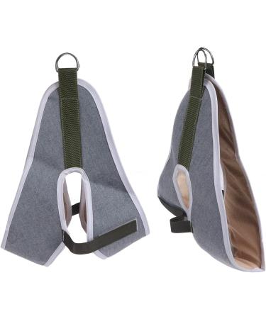 Demeras Adjustable Neck Traction Belt - Skin-Friendly Washable Gray Canvas Girdle for Cervical Traction Chair | International Shipping Available - Buy Online on GoSupps.com