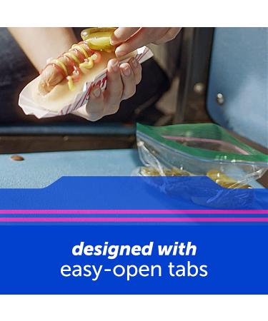 Ziploc Snack Bags with Grip 'n Seal Technology, 90 Count, Pack of 3 - On-the-Go Freshness, Easy Grip Open and Close - Buy Online on GoSupps.com