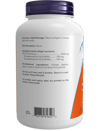 NOW Supplements Vitamin D3 2500 IU Softgels 500 Count & NOW Supplements Omega-3 1 000mg Softgels 200 Count - Buy Online on GoSupps.com
