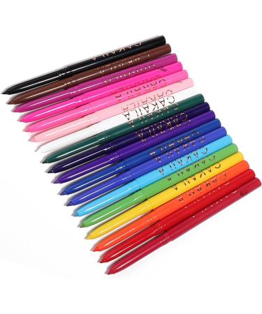 18 Colored Eyeliners Pen Set Waterproof Smudge-Proof Eye Shadow Pencil Liquid Eyeliner Makeup Set Long-Lasting High Pigmented Rainbow Eyeliner Pencils Kit Glitter Eye Liners for Women #40*18colour - Buy Online on GoSupps.com