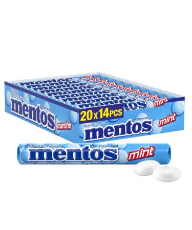 Mentos Chewy Mint Rolls - Pack of 20 - 37g