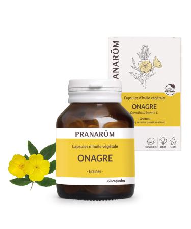 Pranar m Evening Primrose Vegetable Oil Capsules 60 Capsules