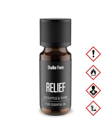 Stadler Form Relief 100% Natural Essential Oil - Eucalyptus & Warm Woods | 10 ml Fragrance Oil for Aroma Diffusers & Lamps - Relieve Cold Symptoms - Buy Online on GoSupps.com