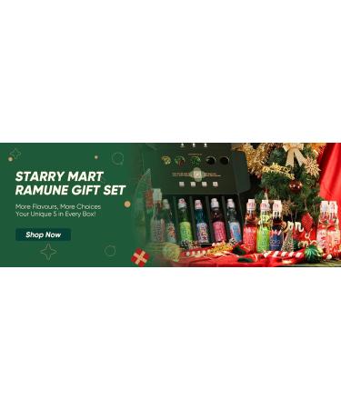 Starry Mart Hatakosen Japanese Ramune Surprise Box (Random 5 Assorted Flavours) - With Gift Packging - Buy Online on GoSupps.com