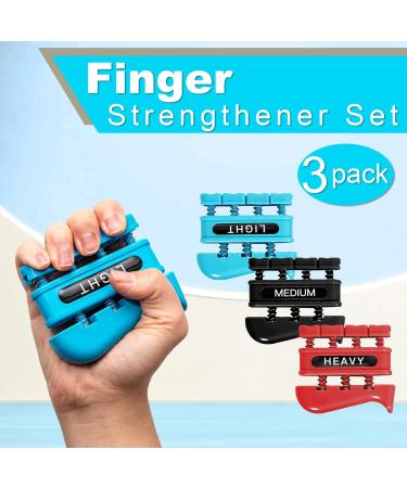 Grip Strength Trainer | Finger & Hand Strengthening Tool for Home Gym Office & Therapy | Ideal for Athletes Musicians & Climbers - Buy Online on GoSupps.com