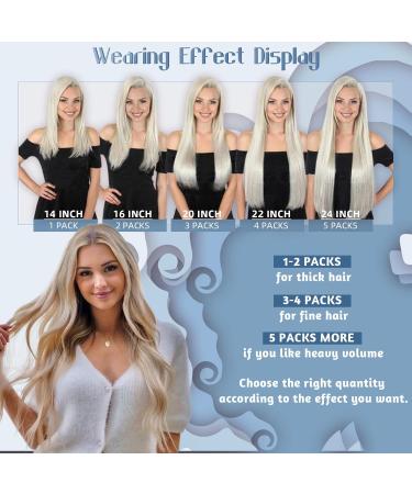 Ash Blonde Tape in Hair Extensions Real Human Hair Tape on Extensions 22Inch Remy Human Hair Tape in Hair Extensions 18/613 Blonde Highlighted 50g - Buy Online on GoSupps.com