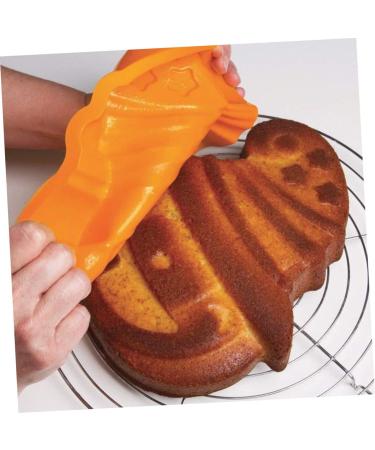 UPKOCH Halloween Pumpkins 2 pcs Baking Color Ice Silicone Pie Mold Tool Molds Pumpkin Pan Chocolate Halloween Cube Trays - Buy Online on GoSupps.com
