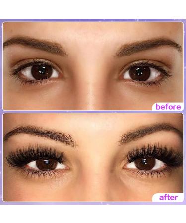 Ruairie Black Lash Extension Kit: 200pcs Bond & Seal DIY Eyelash Extension Clusters 8-16MM CD Curl Individual Lashes Set - Buy Online on GoSupps.com