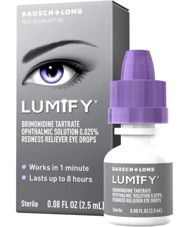 Lumify Redness Reliever Eye Drops 0.08 fl oz - Pack of 2 | Fast-Acting Formula - Buy Online on GoSupps.com