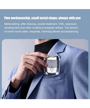 Yosoo Portable Electric Beard Trimmer & Shaver - Rechargeable Mini Clip for Precision Trimming - Buy Online on GoSupps.com