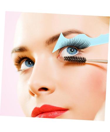 Mikinona 2pcs Silicone Beauty Ruler Blue Mascara Eyeshadow Auxiliary Guard Pads Eyeliner Makeup Bag for - Buy Online on GoSupps.com