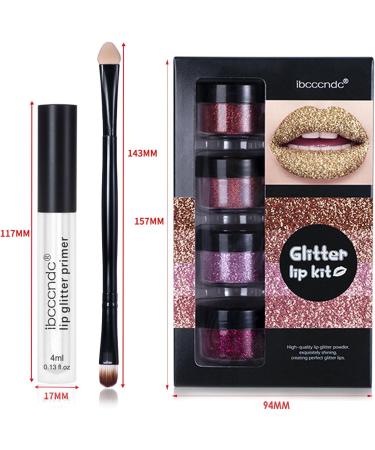 Yiida Glitter Lip Glaze | Long Lasting Lipstick for Plump Lips | Perfect for Valentine's Day & Birthdays - Buy Online on GoSupps.com