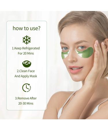 Cobor Seaweed Under Eye Mask - Collagen Eye Patches for Dark Circles, Puffy Eyes, Wrinkles & Crow's Feet - 60 Pcs - Buy Online on GoSupps.com