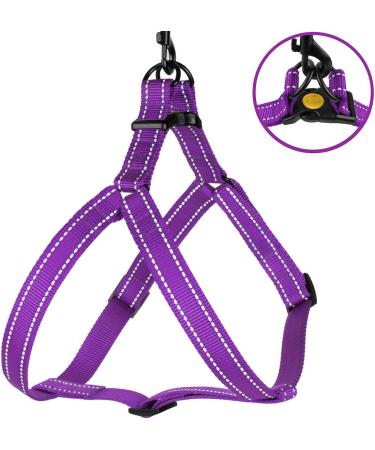 Collardirect Reflecting Dog Harness - Adjustable Sizes S M L for Outdoor Walks - Available in Pink Black Red Purple Mint Green Orange Blue & Lila - Buy Online on GoSupps.com