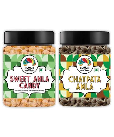Mr. Merchant Amla Combo (Sweet amla & Chatpata Amla Cany) (Sweet & Tangy Indian Gooseberry_Packing May Vary