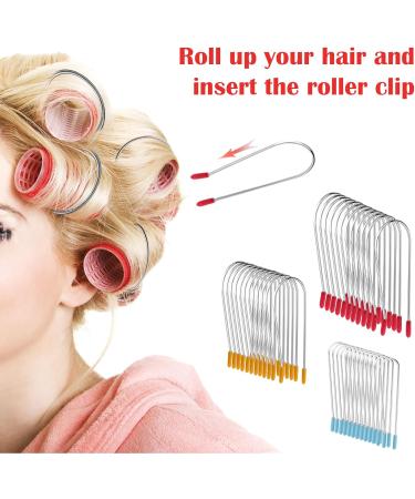 Hot Curler Clips Replacement Kit 40 Pieces Hot Roller Clips for Electric Rollers Travel Hot Roller Securing Pins Fits 1 1" "Size Hair Hot Rollers with Storage Box (16 PCS 1 12 PCS 1" 12 PCS ") 40 pcs of 1 1" " - Buy Online on GoSupps.com