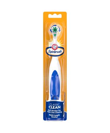 Arm & Hammer Spinbrush Classic Clean Powered Toothbrush 1 Count - Buy Online on GoSupps.com