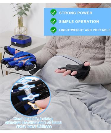 Rehabilitation Robot Gloves Finger Training Gloves Stroke Hemiplegia Equipment Finger Rehab Orthotics Long-Term Relief Cramps Orange XL X-Large Orange - Buy Online on GoSupps.com