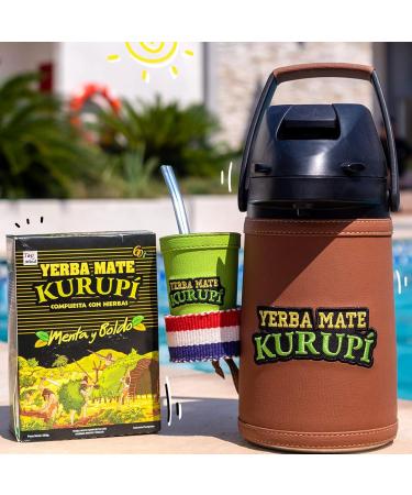  YERBOX Yerba Mate Kurupi Katuava 500g + free sample (40g): Rich in antioxidants and vitamins accelerates metabolism sugar-free! - Buy Online on GoSupps.com