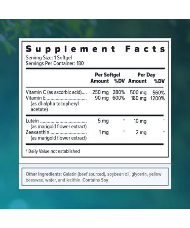 Focus Vitamins | Focus Select Zinc Free Formula | 180 Softgel Capsules | AREDS2 Based Formula | Eye Vitamin & Supplement | Easy to Swallow Pill 180 Count (Pack of 1) - Buy Online on GoSupps.com