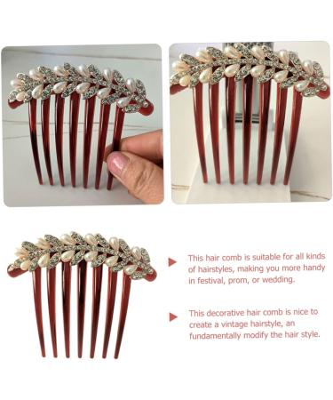 CANIGHT Decorative Hair Combs for Women Rhinestone Hair Combs Formal Hair Accessories for Women Bridal Headpiece Bridal Hair Comb Bridal Hair Pin Hair Clips for Bangs Bride Rhinestones - Buy Online on GoSupps.com