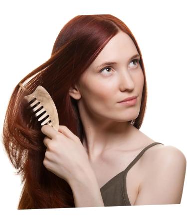 Fomiyes 2-in-1 Jade Massage Comb & Scraping Tool - Neck & Hair Brush for Ultimate Relaxation - Buy Online on GoSupps.com