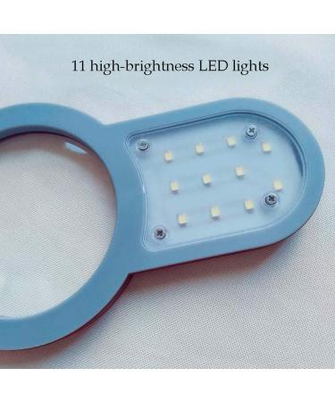 Folding Portable Illuminated Glass Rechargeable Desktop Hands Free with Bracket 3 HD Lens 10X 20X 30X Reading Magnifier Made in China - Buy Online on GoSupps.com