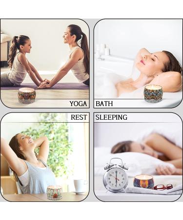 Scented Candles Gift Set for Women - 4 Pack Aromatherapy Candle Sets | Natural Soy Wax for Stress Relief & Relaxation | Ideal for Festival, Bath, Yoga - Buy Online on GoSupps.com