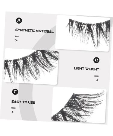minkissy 5 Pairs Fake Eyelashes False Lashes False Eyelashes Eye Lashes Eyelashes Bulk Eyelashes Natural Look Eyelash Bulk Lash Strip Fake Lashes Cosmetics Make up Artificial Fiber - Buy Online on GoSupps.com